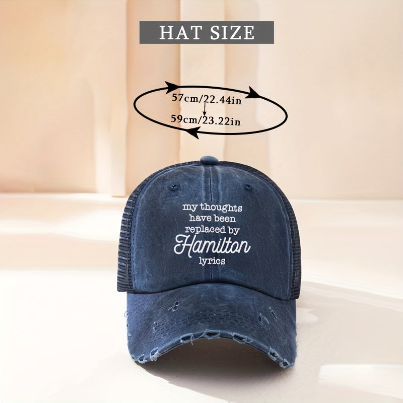 Vintage Baseball Cap Washed Distressed Hip Hop Dad Hat