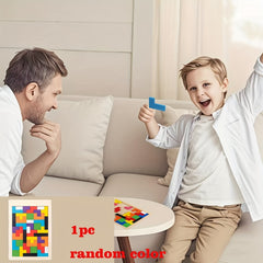 Wooden Building Blocks Puzzle Brain Flexibility Exercise Toy