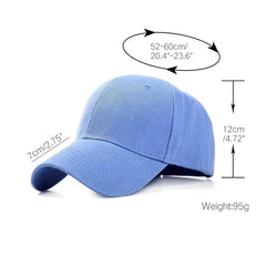 Men's Solid Baseball Cap Sunshade Outdoor Sports Cap