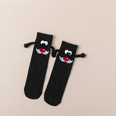 Christmas Cartoon Eyes Decor Socks Women's Stockings