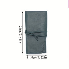 Dark Green Makeup Brush Holder Case Portable Travel Storage Basket