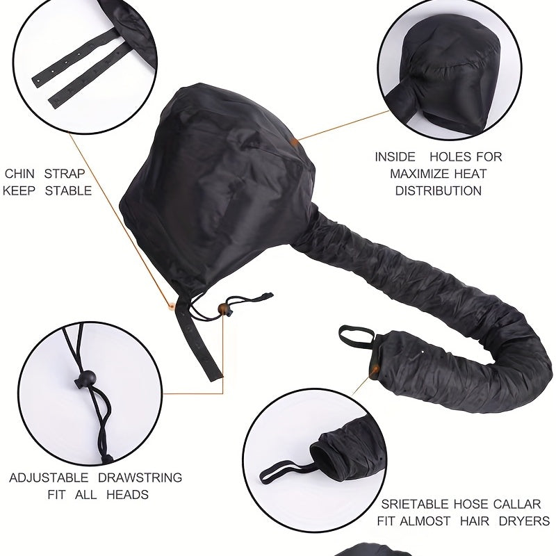 Portable Hood Hair Dryer Soft Cap for Home Spa Care