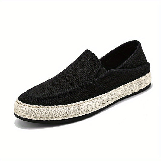 Men's Lightweight Canvas Loafers Slip On Shoes