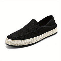 Men's Lightweight Canvas Loafers Slip On Shoes