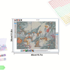 Christmas Santa 5D Diamond Painting Kit DIY Embroidery Home Decor Gift