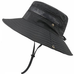 Large Brim Sun Protection Bucket Hats for Outdoor Fishing & Camping