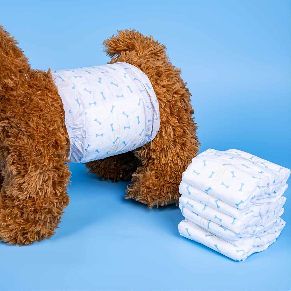 Male Dog Gentleman Diapers Pet Diapers Puppy Pants XS 14pcs S 12pcs M 10pcs