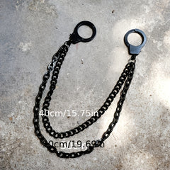 Punk Metal Waist Chain Chunky Double Pants Chain