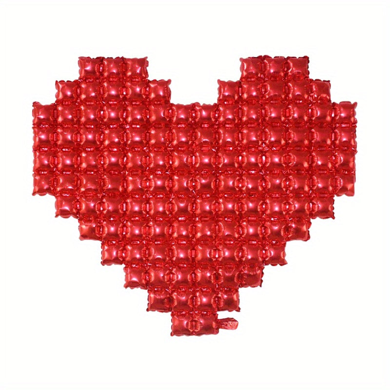 Heart Shaped Balloons Backdrop Photoshoot Party Decorations