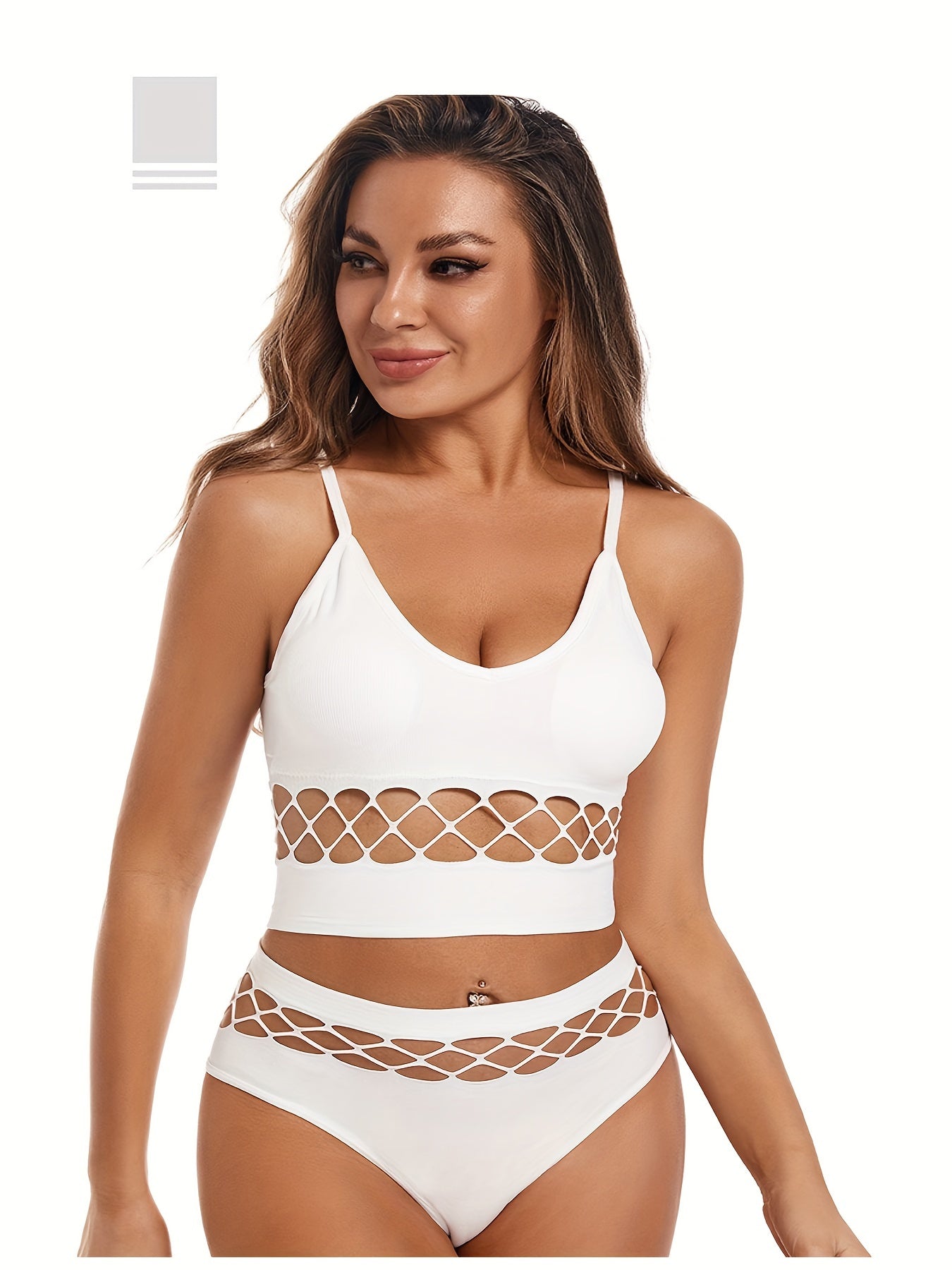 Mesh Breathable Sports Bra & Quick Dry Panties Set for Women