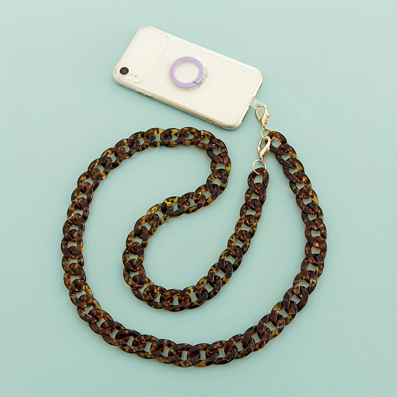 Leopard Chain Crossbody Bag Multifunctional Phone Case Chain