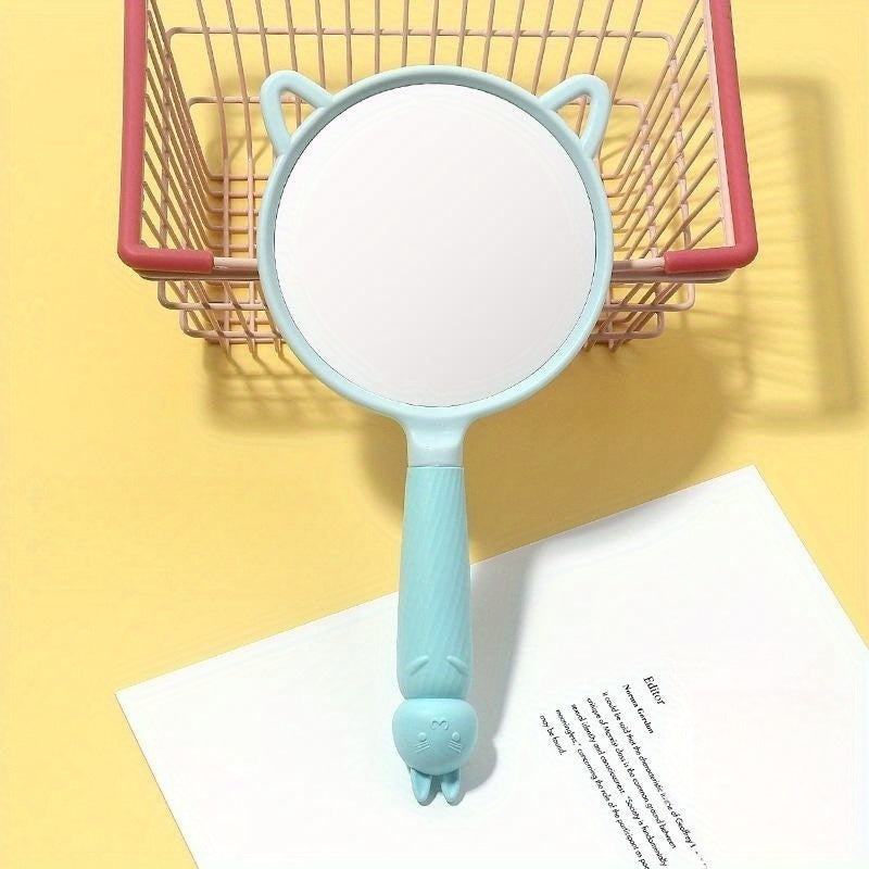 Cartoon Mouse Hand Mirror - Travel Beauty Makeup Mirror