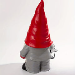 Christmas Red Dwarf Lantern Garden Elf Decoration