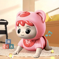 Interactive Crawling Baby Toy with Music & Lights Singing Mode