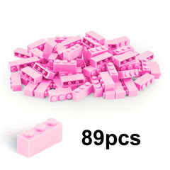 89pcs 1x3 High Brick DIY Puzzle Toy Set - Holiday Gift for Kids