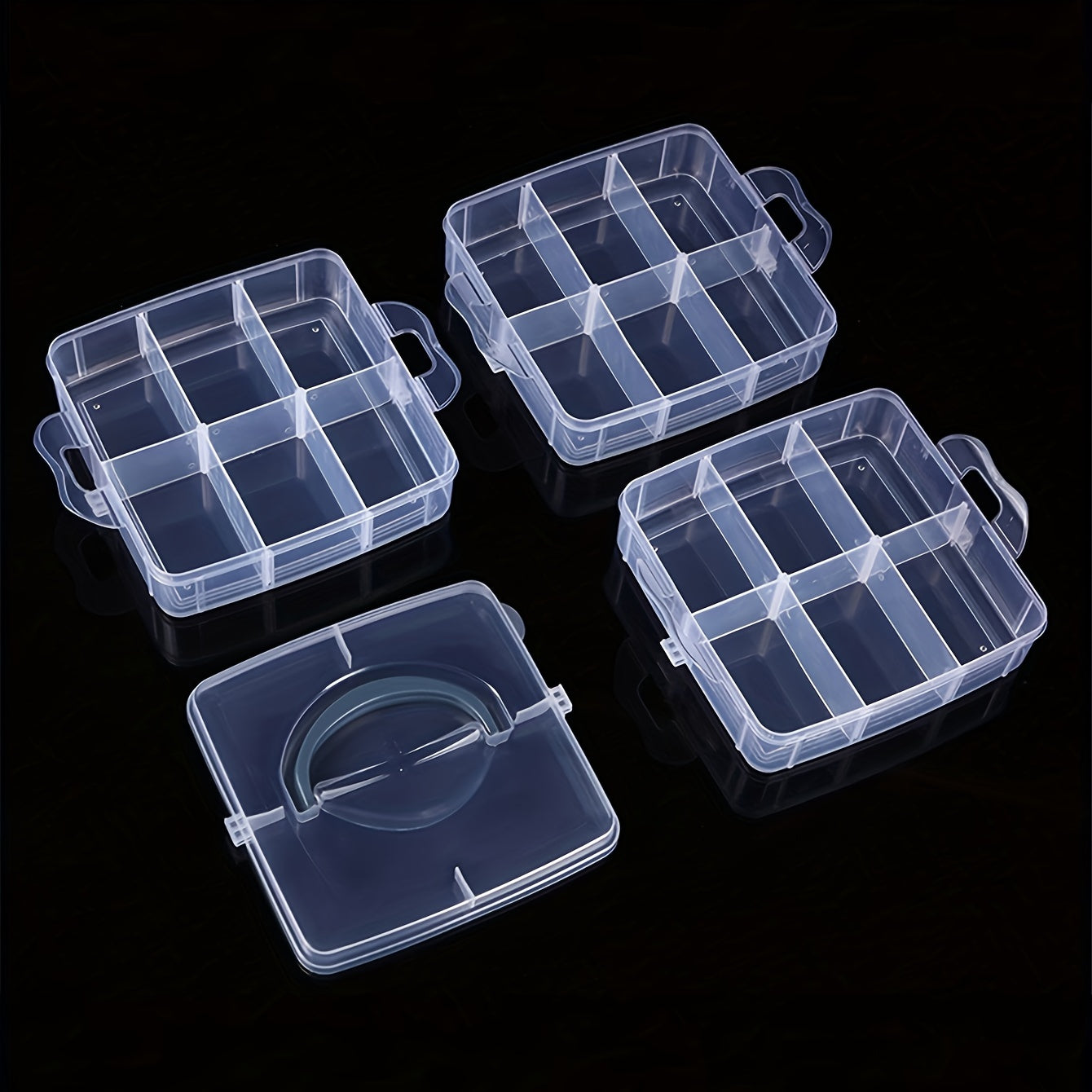 3 Tier Stackable Storage Container Box Bead Organizers And Storage