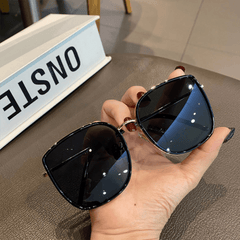 Square Metal Sunglasses Anti Glare UV400