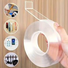 Reusable Transparent Nano Double Sided Tape Waterproof Multifunctional