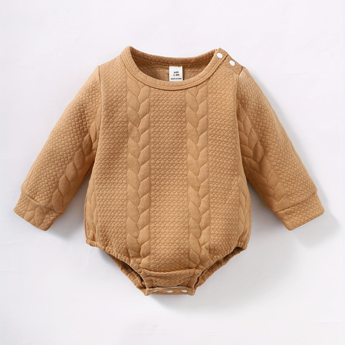 Newborn Baby Boy Knitted Romper