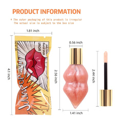 Ginger Mint Hydrating Lip Gloss Lip Plumper Liquid Lipstick