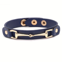 Adjustable Horseshoe Buckle Bracelet Unisex Jewelry