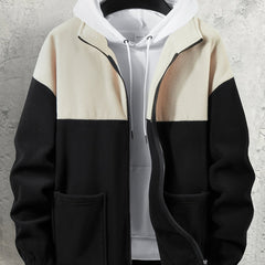 Autumn&Winter Fleece Men's Jacket Stand Collar