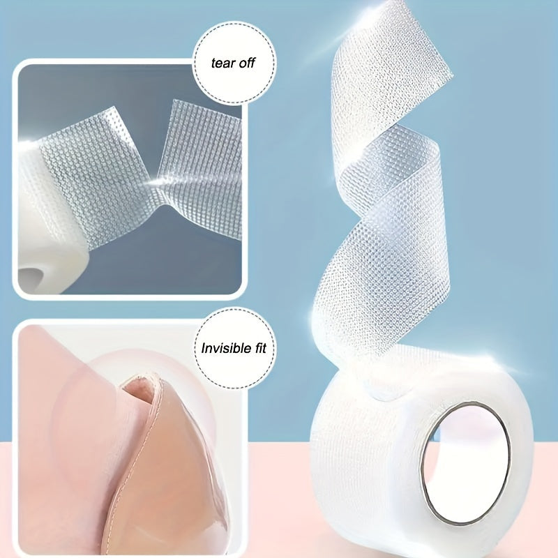 Women's Transparent Shoe Heel Stickers Anti-wear Pads for High Heels