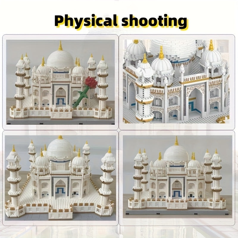 Taj Mahal Castle Building Model 4036pcs Micro Drilling Particle Building Blocks