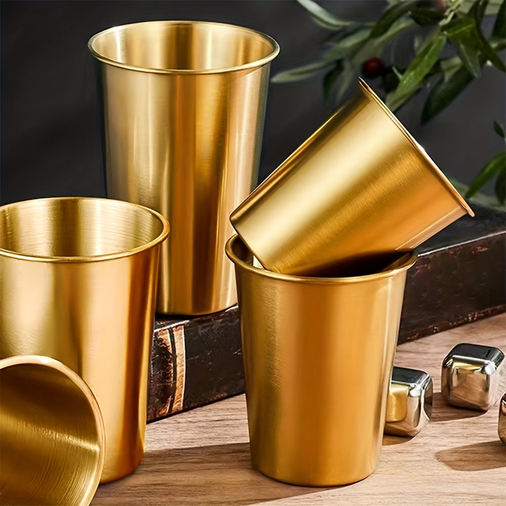 Stainless Steel Water Cup Outdoor Portable Camping Beer Mug