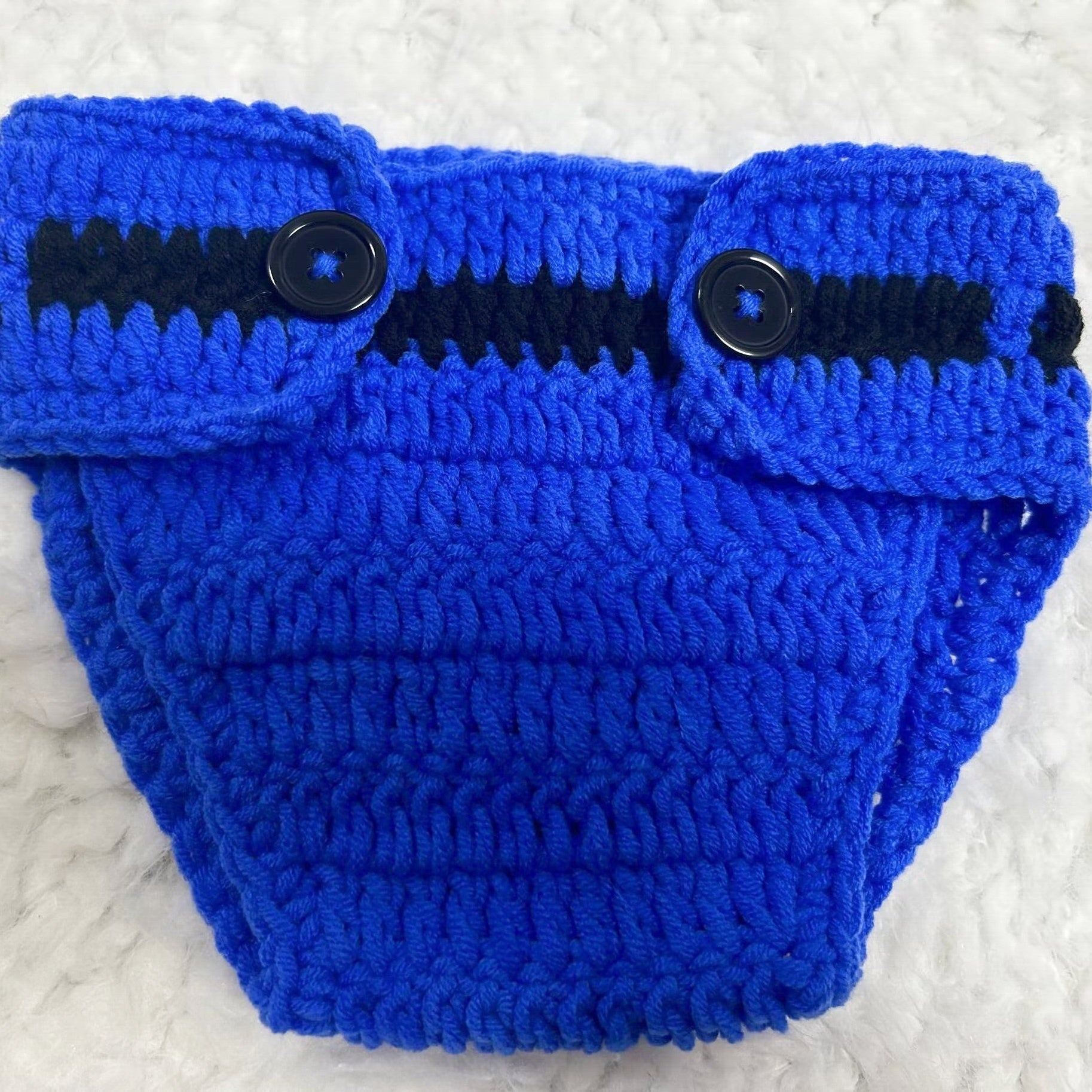 Newborn Policeman Hat & Shorts Set for Photoshoot