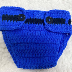 Newborn Policeman Hat & Shorts Set for Photoshoot