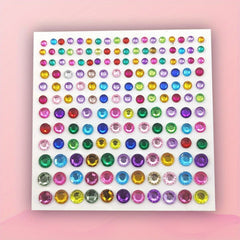 Self Adhesive Rhinestone Stickers DIY Gems Makeup Carnival