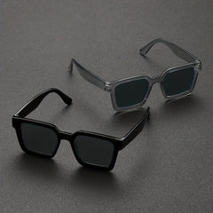 2 Pairs Men's Square Frame Sunglasses UV Protection