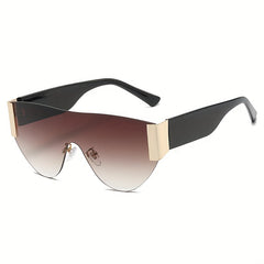 Y2K Gradient Rimless Sunglasses UV400