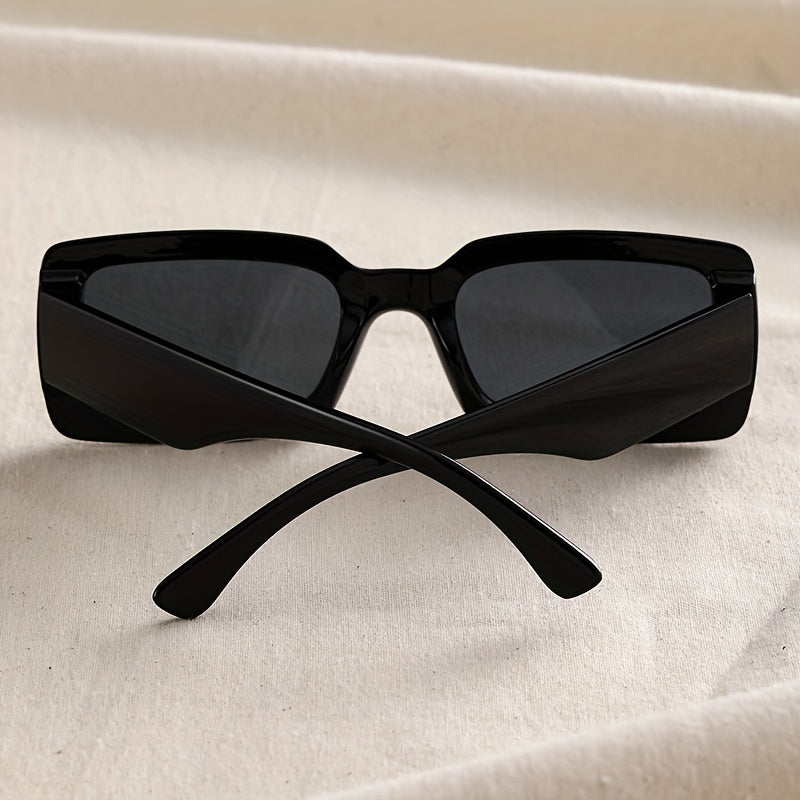 Y2K Rectangle Sunglasses Hip-hop Anti Glare UV400