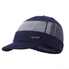 Men's Fleece & Thick Wool Cap for Outdoor Warmth