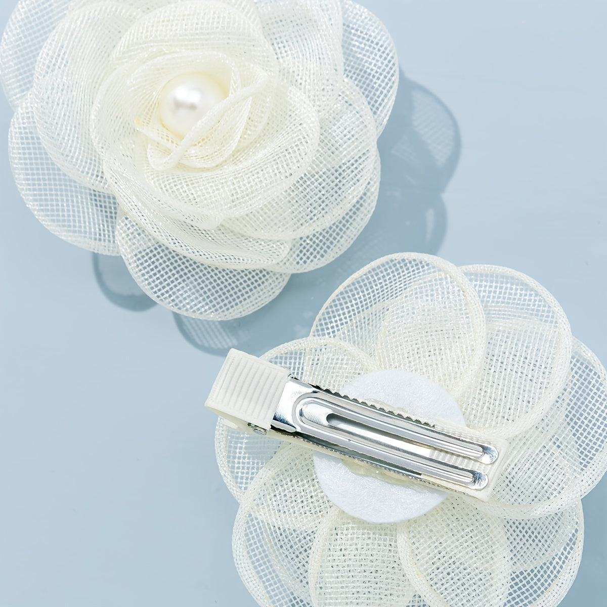 2pcs Rose Flower Hair Clip Vintage Wedding Hair Accessories