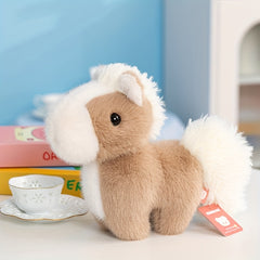 11in Grey Horse Plush Toy for Halloween Easter Christmas Birthday