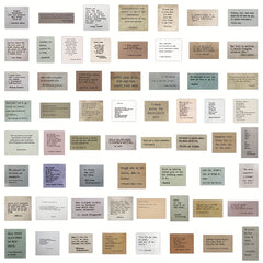 115pcs Inspirational Vinyl Stickers for Scrapbooking Laptops