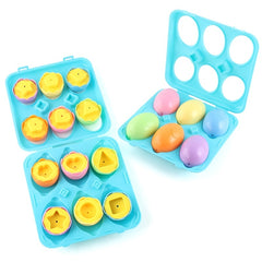 Smart Egg Matching Game Numbers Geometry Fruits Veggies Educational Toy