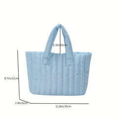 Minimalist Solid Handbag All Match Storage Bag Women's Bag