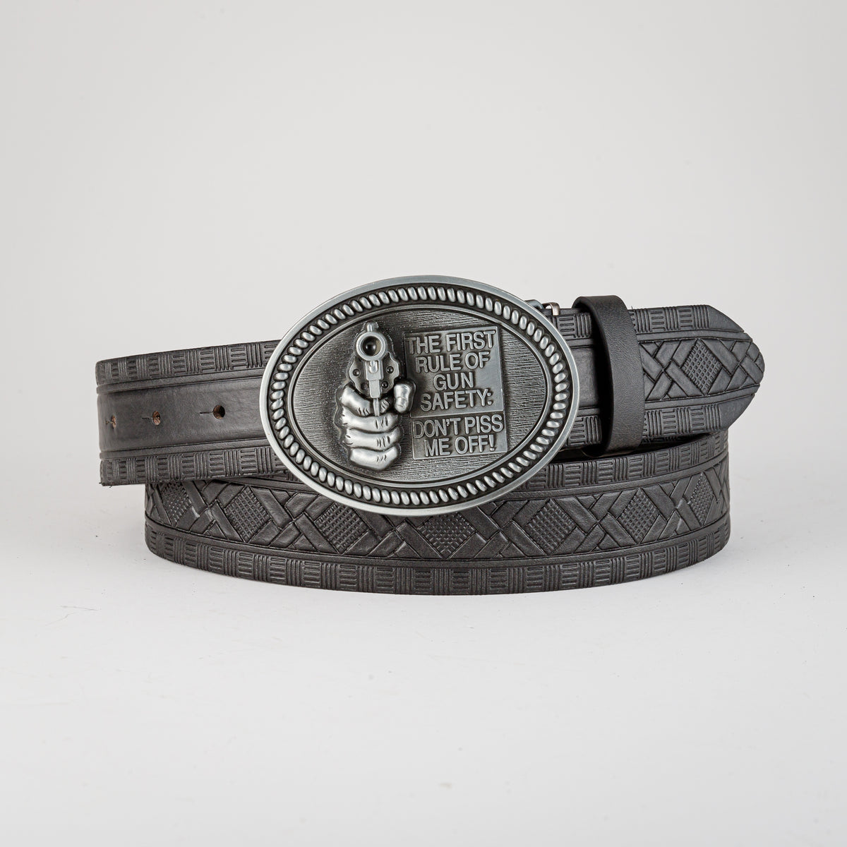 Men's Retro Pistol Pattern Buckle Belt for Party