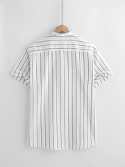 Men's Striped Short Sleeve Shirt