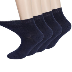 4 Pairs Bamboo Ankle Diabetic Socks Women's Stock