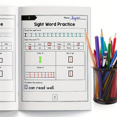 Interactive English Alphabet & Vocabulary Workbook for Kids