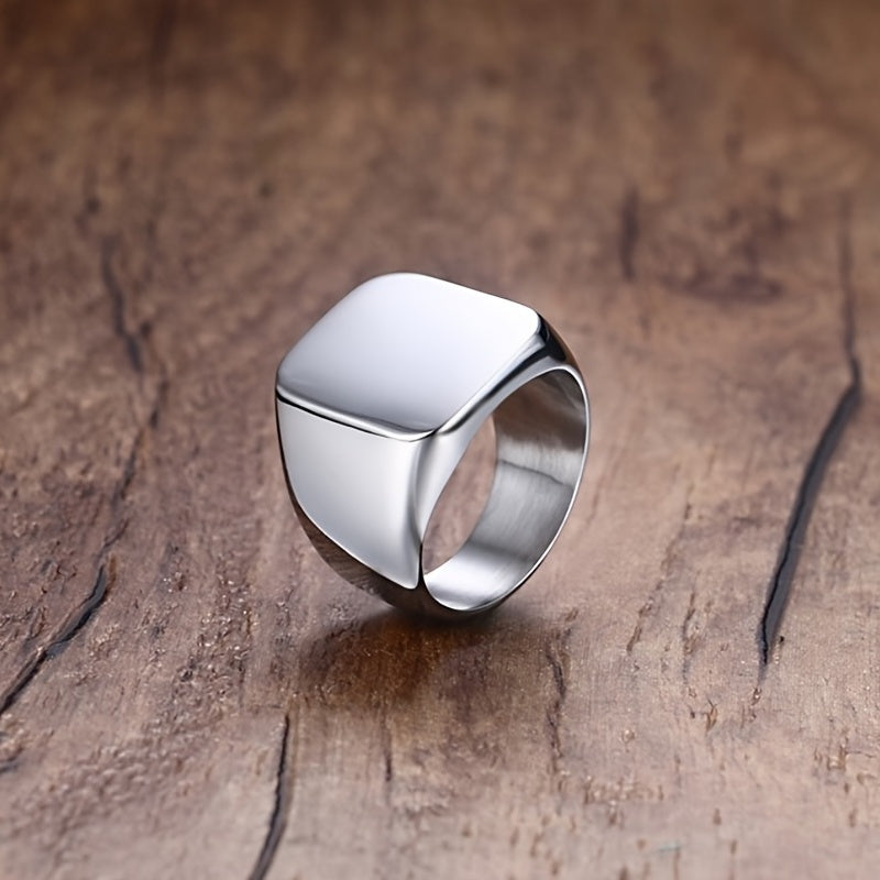 Men's Stainless Steel Ring Band Size 10