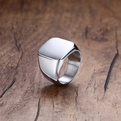 Men's Stainless Steel Ring Band Size 10