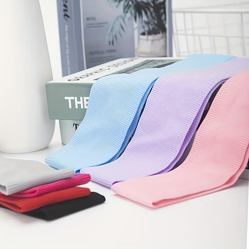 Solid Stretchy Headband Non Slip Sweatband for Sports Yoga Workout