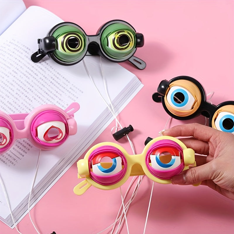 Funny Crazy Eyes Glasses Halloween Prank Toy