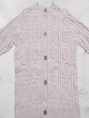  Women's Jacquard Button Up Cardigan